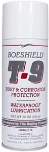 Boeshield T9 lubricant for bicycle chain and carbon fiber bike maintenance